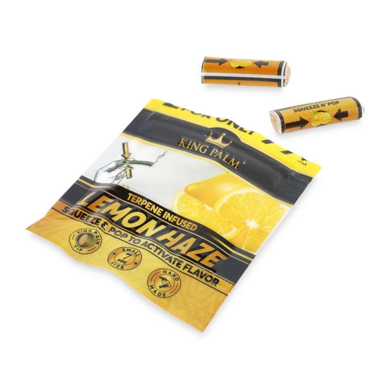 King Palm Filter Flavor Tips Display 50CT (PrePriced), thc, , dry herb, joint, blunt, rolling